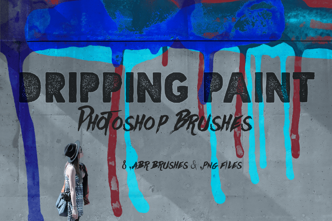 Dripping Paint Photoshop Brushes Clikchic Designs