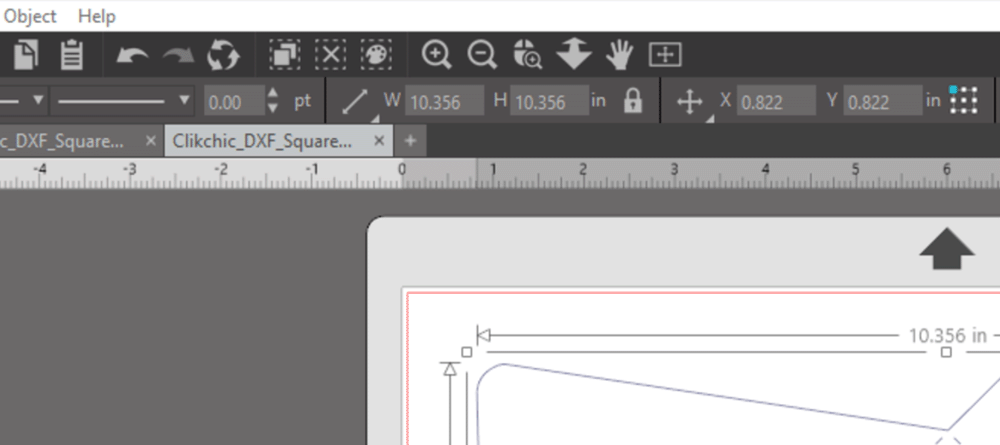 How to resize DXF (or other) files in Silhouette Studio