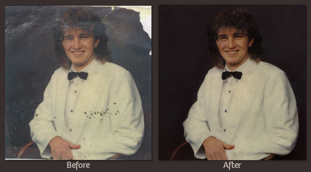 Photo Restoration Before and After