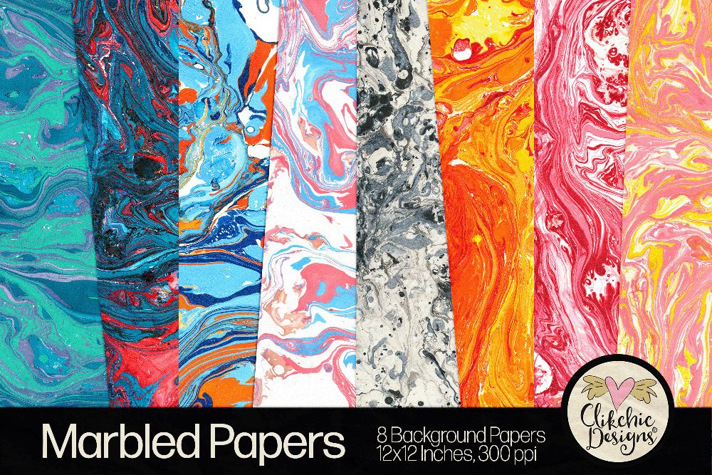 Add a bit of Something Special with These Marbled Backgrounds