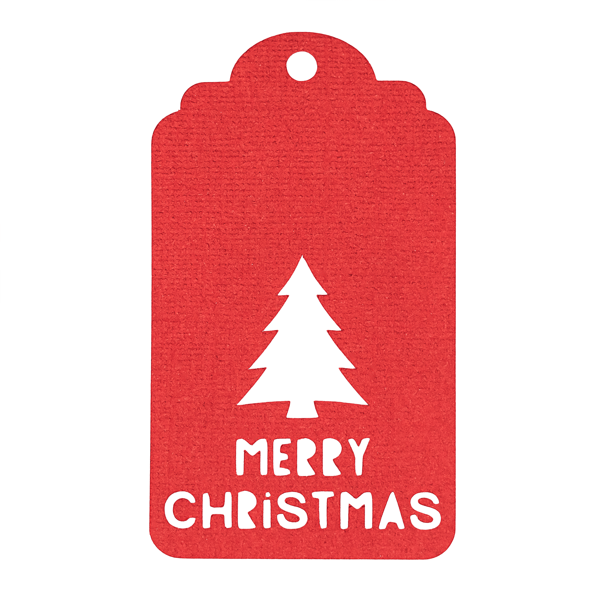 Merry Christmas Gift Tag SVG Cutting File by Clikchic Designs