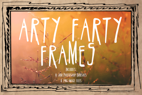 Arty Farty Frames and Photoshop Brushes