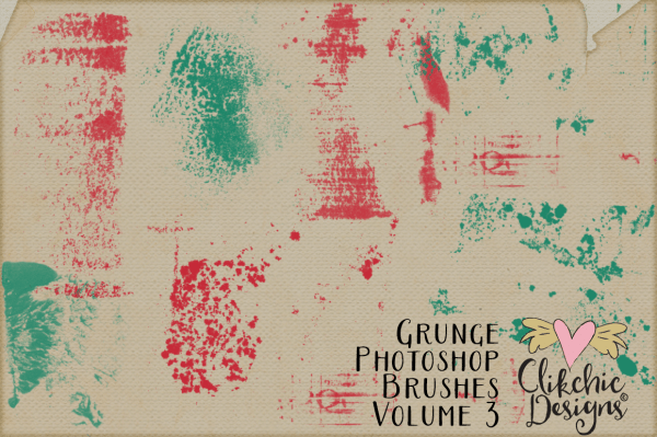 Grunge Photoshop Brushes Volume 3