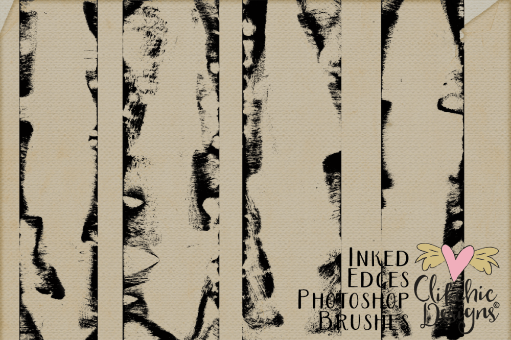 Inked Edge Photoshop Brushes