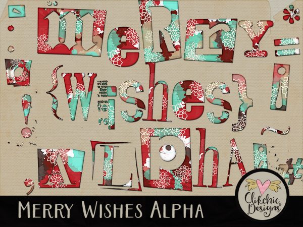 Merry Wishes Alpha by Clikchic Designs
