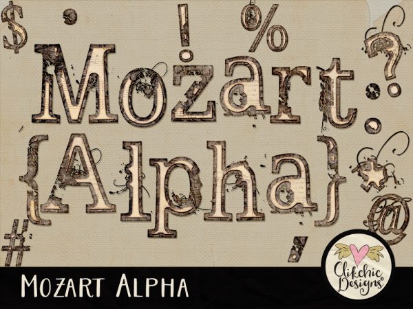 Mozart Digital Scrapbook Alpha