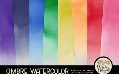 Use Ombre Watercolor For Your Creative Projects