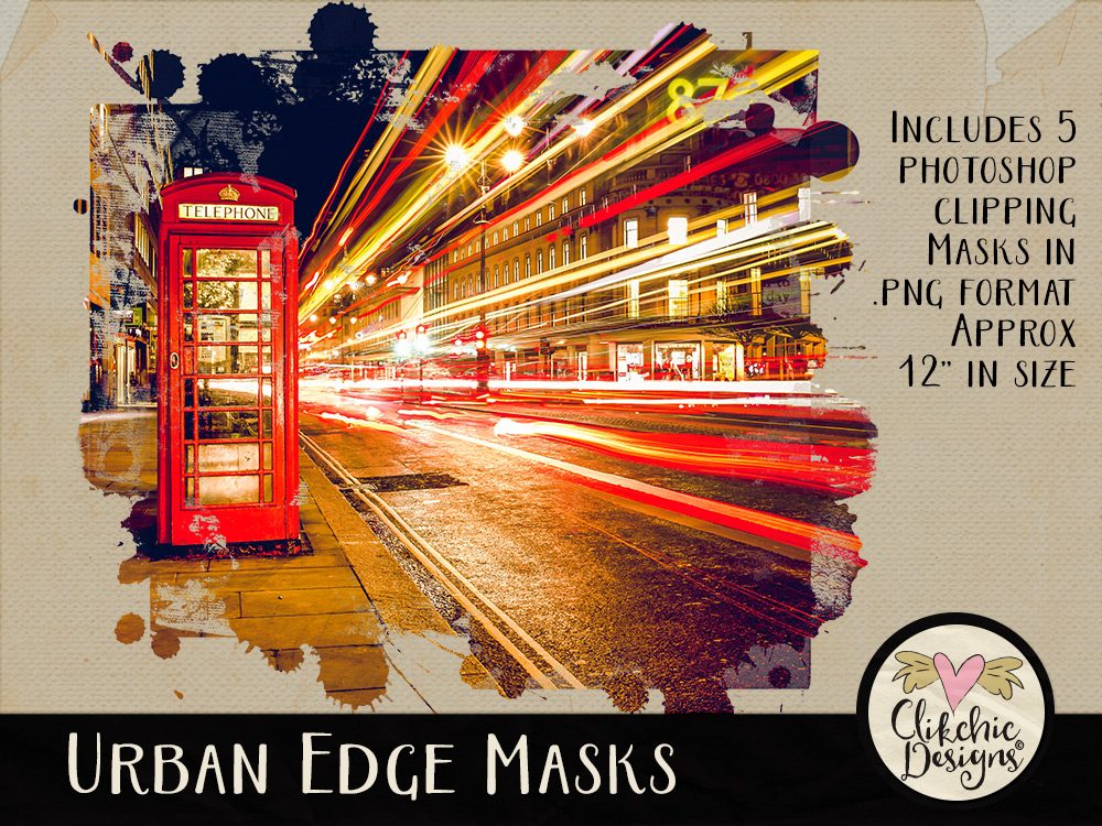 Urban Edge Photoshop Clipping Masks