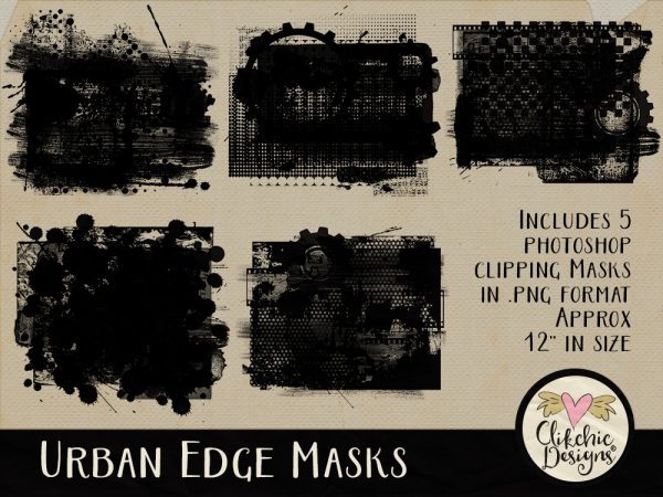 Urban Edge Photoshop Clipping Masks