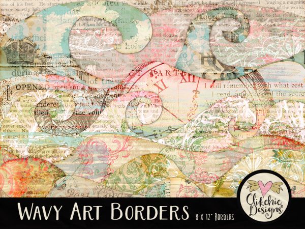 Wavy Art Borders