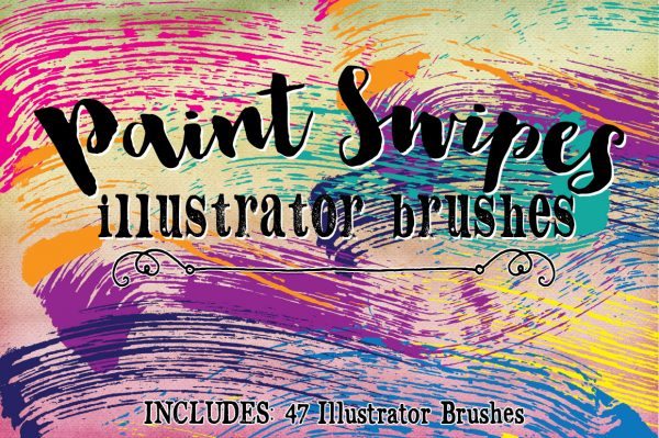 Paint Swipe Ilustrator Brushes