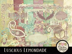 Luscious Lemonade Digital Scrapbook Kit