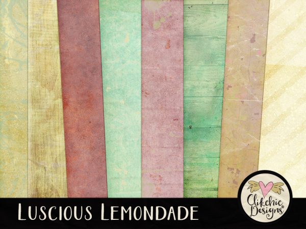 Luscious Lemonade Digital Scrapbook Kit