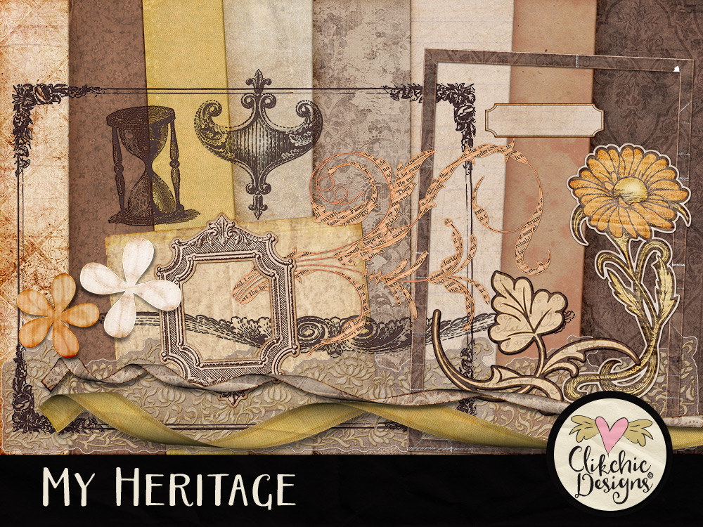 My Heritage Digital Scrapbook Kit