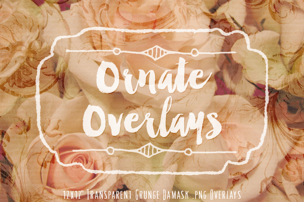 Ornate Overlays Transparent Textures