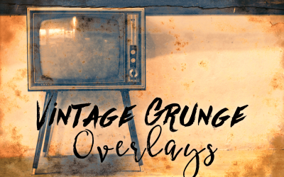 Create vintage style with Beautiful Vintage Grunge Overlays