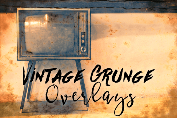 Vintage Grunge Photo Texture Overlays