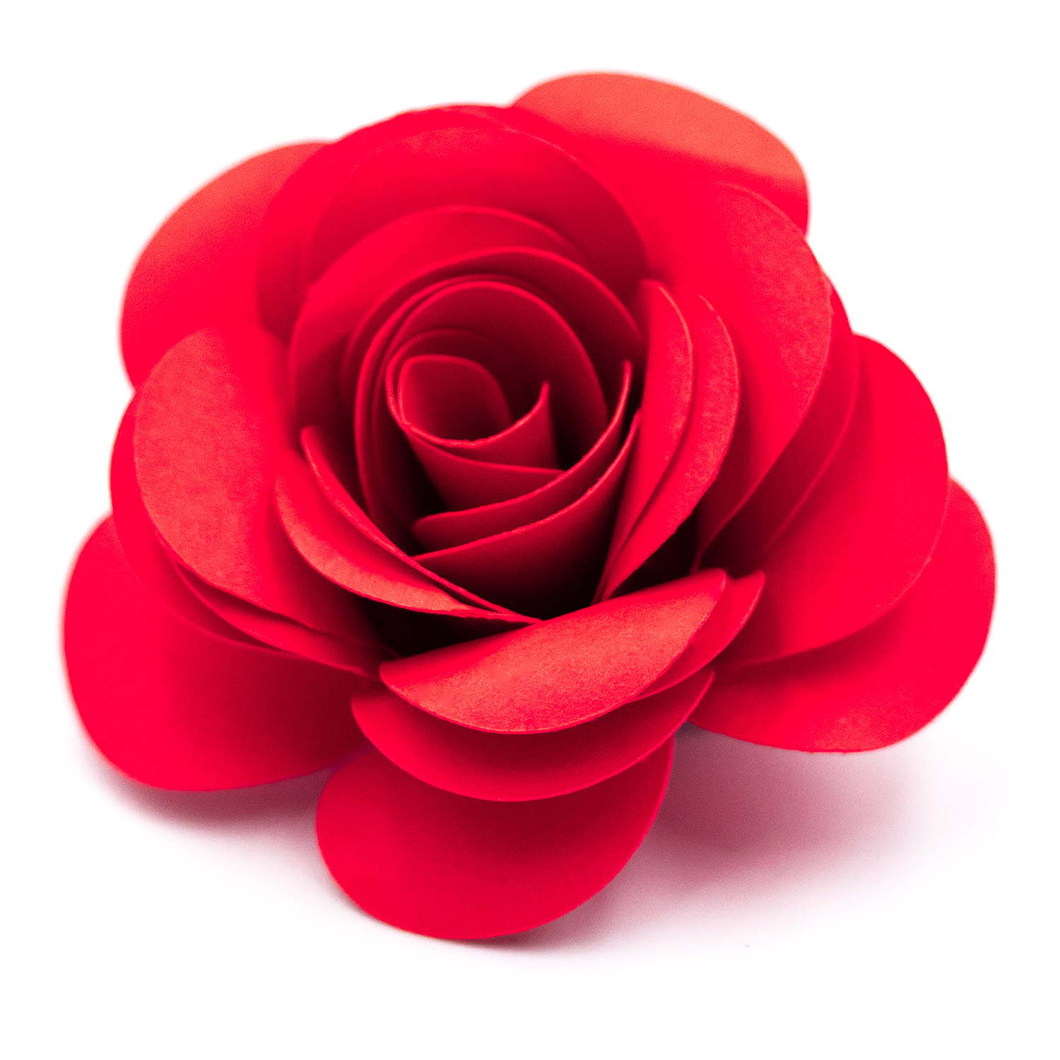 Deep Round Petals Rolled Flower by Clikchic Designs