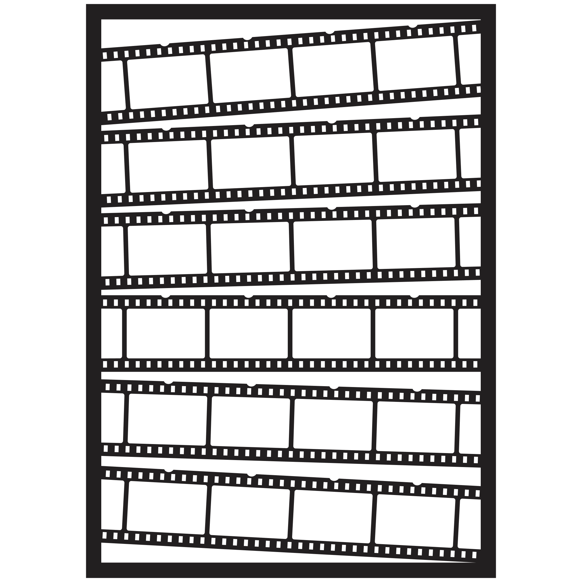 Film Strips Card Base / Background / Stencil by Clikchic Designs