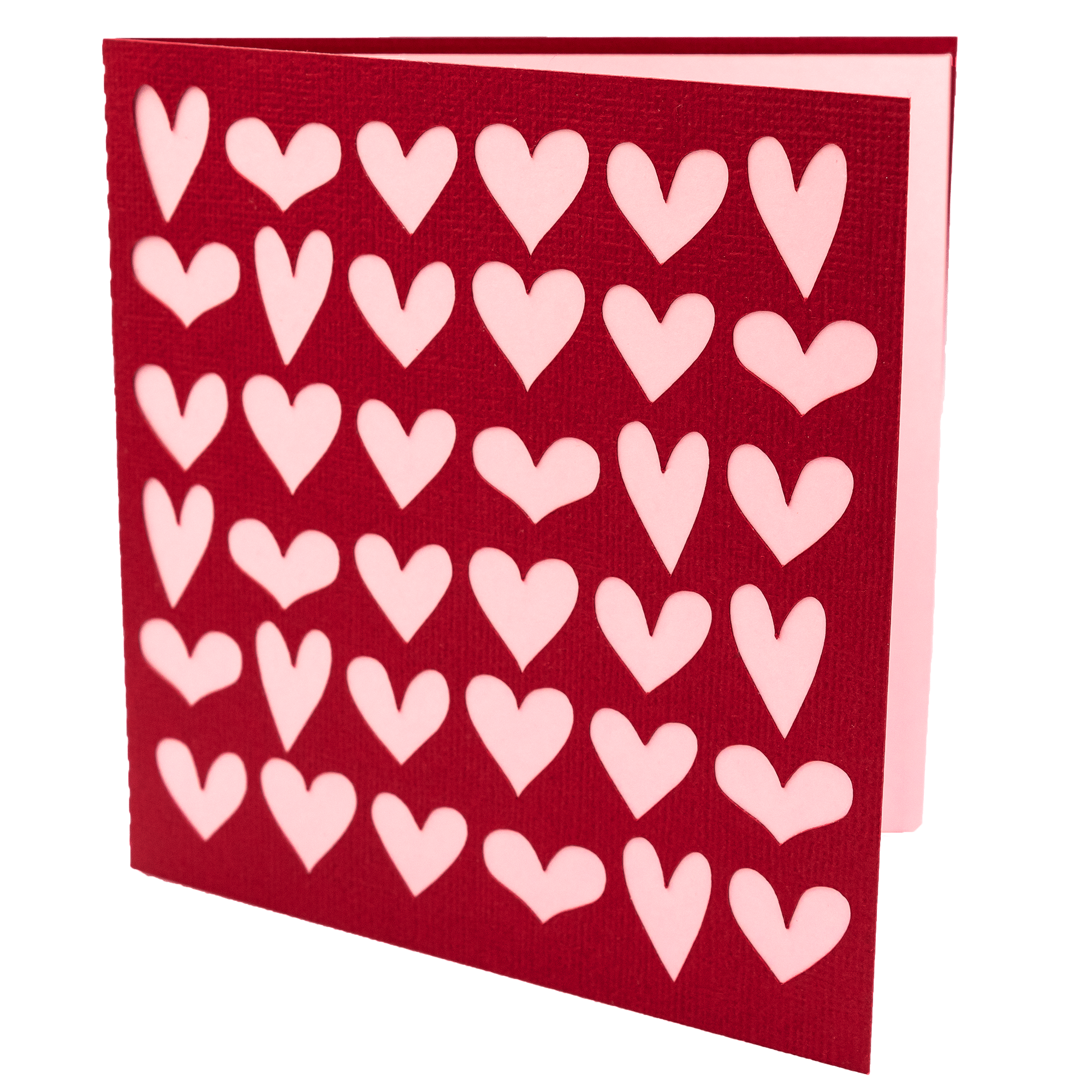 Hearts Card SVG Cutting File by Clikchic Designs