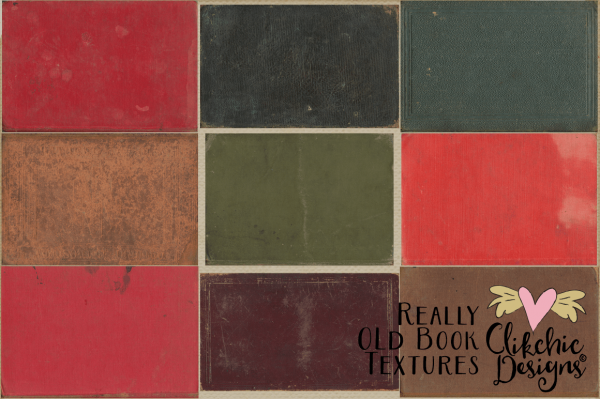 Really Old Book Textures by Clikchic Designs