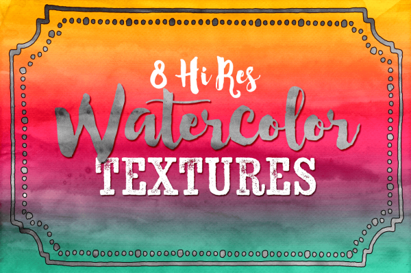 High Resolution Watercolor Textures