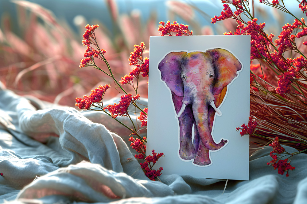 Free Watercolor Elephant Design – Limited Time Only!