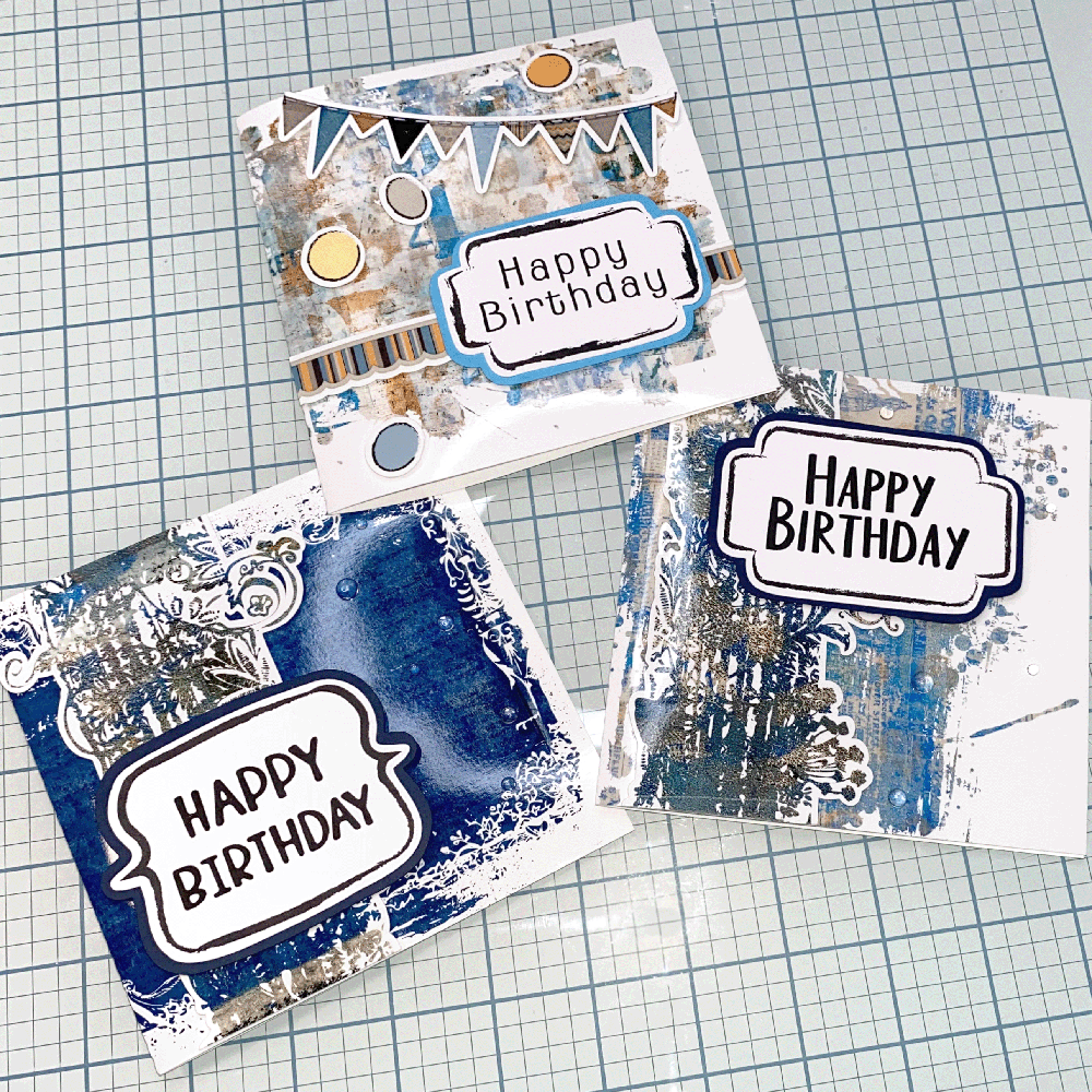 Ready to Print and Cut Happy Birthday Sentiment Labels