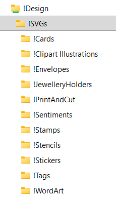 Screenshot Of Organised File Structure